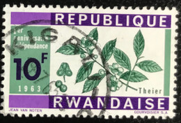République Rwandaise - C10/52 - (°)used - 1963 - Michel 35A - 1j Onafhankelijkheid - KIGALI - 1962-69: Used