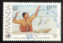 Rwandaise - C10/52 - (°)used - 1992 - Michel A1453 - Voedselvoorziening - Usados