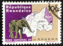 République Rwandaise - C10/52 - (°)used - 1965 - Michel 11A - Nationaal Park Van Kagera - 1962-69: Used