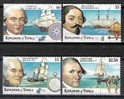 Tonga 1999 / Ships Navigators Explorers MNH Barcos Navegantes Schiffe Bateaux / Ie84  5-45 - Barcos