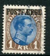 DENMARK  1924 Parcel Post 1 Kr.  Used.  Michel 10 - Parcel Post