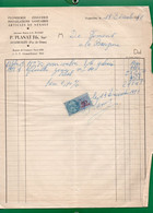Vieux Papiers > Factures & Documents Commerciaux > France > 1950 - 63 Augerolles Plomberie Zinguerie Planat .P - 1950 - ...