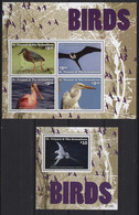 162 ST VINCENT GRENADINES 2015 - Y&T 6069/72 BF 763 - Oiseau - Neuf ** (MNH) Sans Charniere - St.Vincent & Grenadines