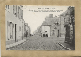 72  CONNERRE CIRCUIT DE LA SARTHE A DROITE  ARRIVEE  DE  LA FERTE BERNARD  AU CENTRE  RUE REJOIGNANT LA ROUTE DU MANS - Connerre