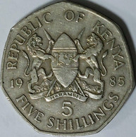 Kenya - 5 Shillings 1985, KM# 23 (#1335) - Kenya
