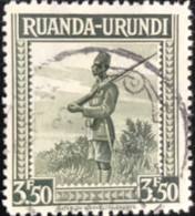 Ruanda-Urundi - C10/52 - (°)used - 1942 - Michel 93 - Palmbomen En Diverse Onderwerpen - Used Stamps