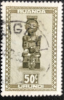 Ruanda-Urundi - C10/52 - (°)used - 1948 - Michel 114 - Inheemse Kunst - Gebraucht