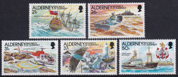 MiNr. 49 - 53 Großbritannien-Guernsey, Guernsey Alderney1991, 30. April. Automatisierung Der Leuchtfeuer PF/**/MNH - Maritiem