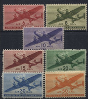 USA Air Mail Yv 26/32 Light MH X - 2b. 1941-1960 Ongebruikt