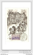 Carte Exposition Philatelique Rouen 1950 - Covers & Documents