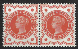 GRANDE BRETAGNE 1887-1900: Paire Du Y&T 91 Neuf** De La Série "Jubilée" - Unused Stamps