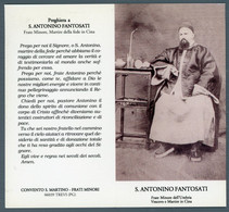 °°° Santino N. 2047 S. Antonino Fantosati °°° - Religion & Esotericism