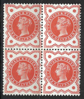 GRANDE BRETAGNE 1887-1900: Bloc De 4 Du Y&T 91 Neufs** De La Série "Jubilée" - Unused Stamps