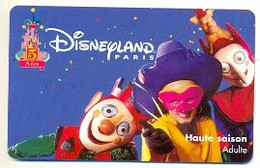 Disneyland Paris Ticket, Usagé, Used Condition. # Dtp-6 - Toegangsticket Disney