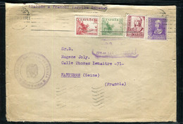 Espagne - Enveloppe Pour La France En 1939 Avec Cachet De Censure - A 49 - Covers & Documents