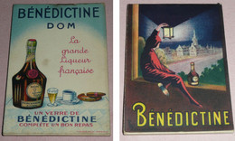 Rare Ancien Carnet De Bistro Liqueur BENEDICTINE Bénédictine DOM, - Alcools