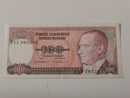 Billet Turquie, 100 Lirasi 1970. Très Bon état - Turkey