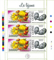 A8075 - REP.GUINEE - ERROR MISPERF  Stamp Sheet - 2021 Plants Legumes - Vegetazione