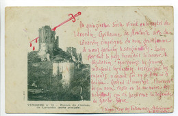 CPA Précurseur 41 VENDOME - Ruines Du Château De Lavardin (Entrée Principale) - Texte Intéressant! - Vendome