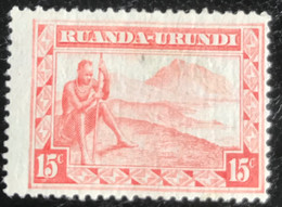 Ruanda-Urundi - C10/53 - MH - 1931 - Michel 45 - Inheemse Mensen En Landschappen - Ungebraucht
