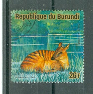 REPUBLIQUE DU BURUNDI - POSTE AERIENNE N° 387 Oblitéré. Cephalophus Zebra. - 1970-79: Usados