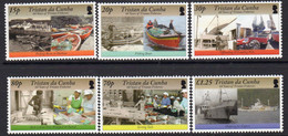 Tristan Da Cunha 2008 60th Anniversary Of Tristan Fisheries Set Of 6, MNH, SG 913/8 - Tristan Da Cunha