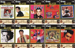 CHINA. ELVIS PRESLEY. SERIE OF 10 CARDS. (023) - Musique