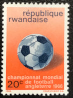 République Rwanda - C10/53 - MNH - 1966 - Michel 183A - WK Voetbal - 1962-69: Mint/hinged