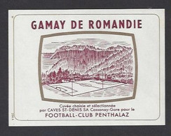 Etiquette De Vin De Gamay De Romandie  -  Football Club De Penthalaz  (Suisse) - Golf