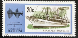 République Rwanda - C10/53 - MNH - 1974 - Michel 634A - 100j Gugliumo Marconi - 1970-79: Mint/hinged