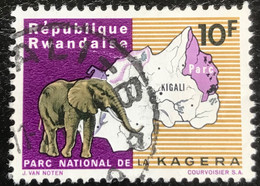 République Rwanda - C10/53 - (°)used - 1965 - Michel 11A - Nationaal Park Van Kagera - Usados
