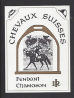 Etiquette De Vin Fendant  -  Chevaux Suisses  -  Sport Equestre - Paarden