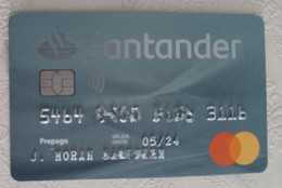 SPAIN CREDIT CARD SANTANDER - Tarjetas De Crédito (caducidad Min 10 Años)