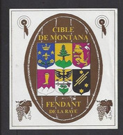 Etiquette De Vin Fendant De La Raye  -  Cible De Montana  (Suisse)  -  Thème Tir - Sonstige & Ohne Zuordnung