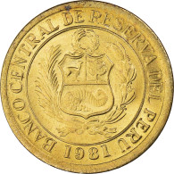 Monnaie, Pérou, 5 Soles, 1981 - Peru