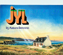 Pub Publicité * JYL , Les Maisons Bretonnes * Constructeur Bâtiment à Pont L'abbé * Cp Illustrateur Loïc TREHIN - Advertising