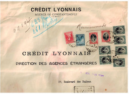 Lettre GALATA Pour Paris 1929 - Briefe U. Dokumente