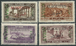 Alaouites  PA N° 5 / 8 X  Série Avec Surcharge Verte, Les 4 Valeurs  Trace De Charnière Sinon TB - Unused Stamps