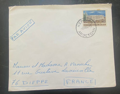 Enveloppe Affranchie Grèce Oblitération 1967 - Briefe U. Dokumente