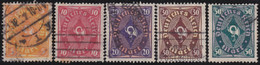 Deutsches Reich    .    Michel  .    205/209     .     O   .     Gestempelt - Used Stamps