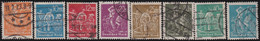 Deutsches Reich    .    Michel  .    238/245  (2 Scans)  .     O   .     Gestempelt - Used Stamps