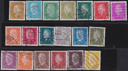 Deutsches Reich    .    Michel  .   19 Marken     .     O   .     Gestempelt - Used Stamps