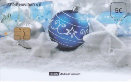 ISN-196 TARJETA DE ESPAÑA DE ISERN DE 5 EUROS DE LA SERIE NAVIDAD Nº6 (CHRISTMAS) - Natale