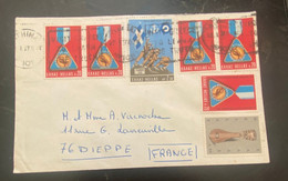 Enveloppe Affranchie Grèce Oblitération 1970 - Cartas & Documentos