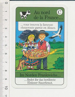 Humour Choucroute Garnie En Alsace Alsacienne Costume Folklore Alsacien Cigogne Oiseau 126/64 - Unclassified