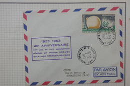 BB5 FRANCE BELLE LETTRE  RR 1963  PARIS STRASBURG    +AFFRANCH. PLAISANT - 1960-.... Lettres & Documents