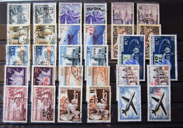 France Reunion - 15 Paires De Timbre France VS Réunion Oblitérées - Used Stamps