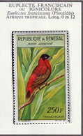 SENEGAL - Faune, Oiseaux, Euplecte Franciscain - PA 32 - 1963 - MNH - Senegal (1960-...)