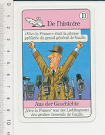 Humour Histoire De France Général De Gaulle Portrait Vive La France Microphones Micro Radiophonique Radio 126/64 - Unclassified