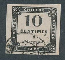 FB-526 FRANCE: Lot Avec Taxe N°1 Obl - 1859-1959 Afgestempeld